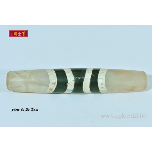 序號：1521  特大老補四線天珠