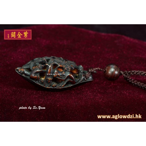 序號：1037  欖核雕吊飾