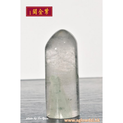 序號：1480  晶中晶綠丘陵水晶柱  