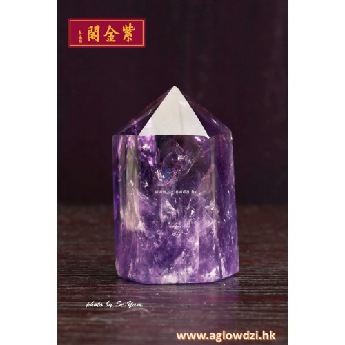 序號：1526  紫晶水晶柱